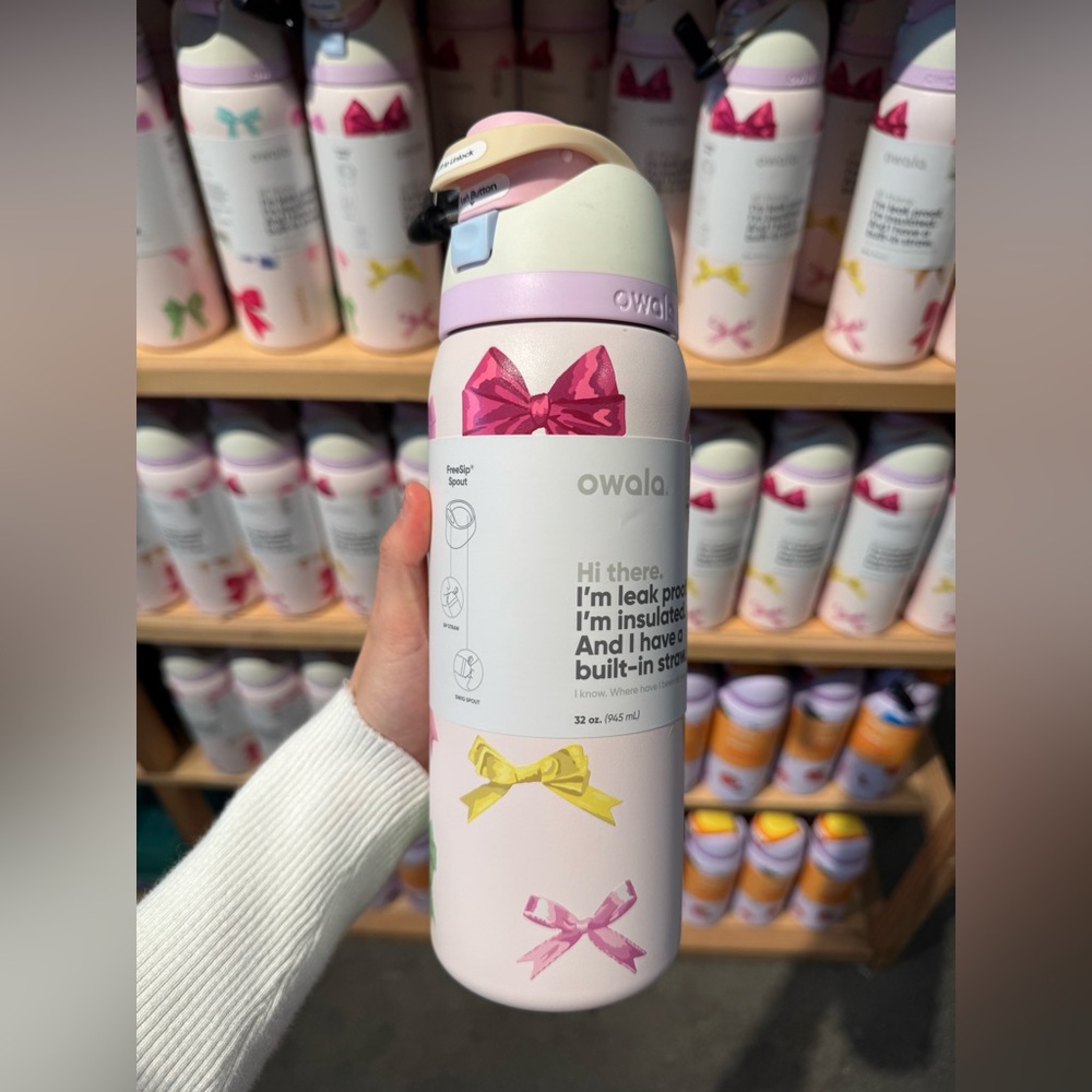 Urban outfitters x Owala pink Bow Girlhood Exclusive